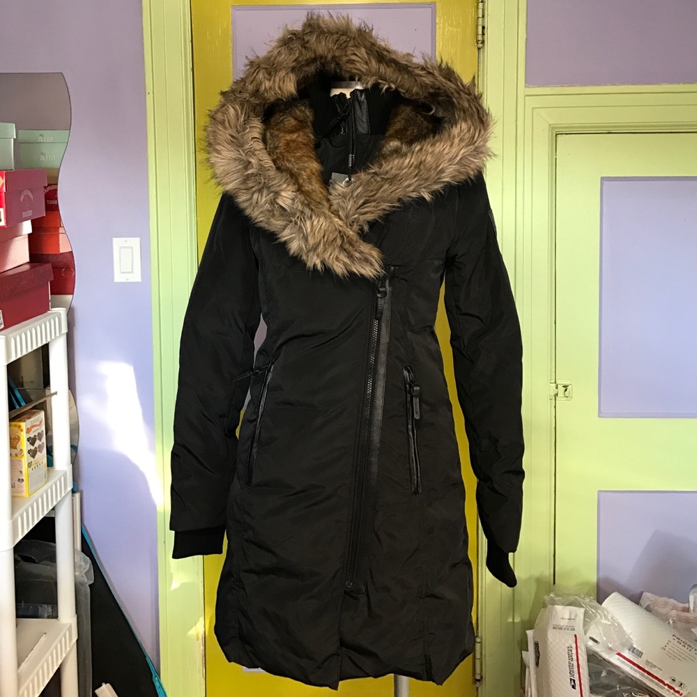 Atelier Noir by Rudsak Sophia Long Puffer Jacket with tags
